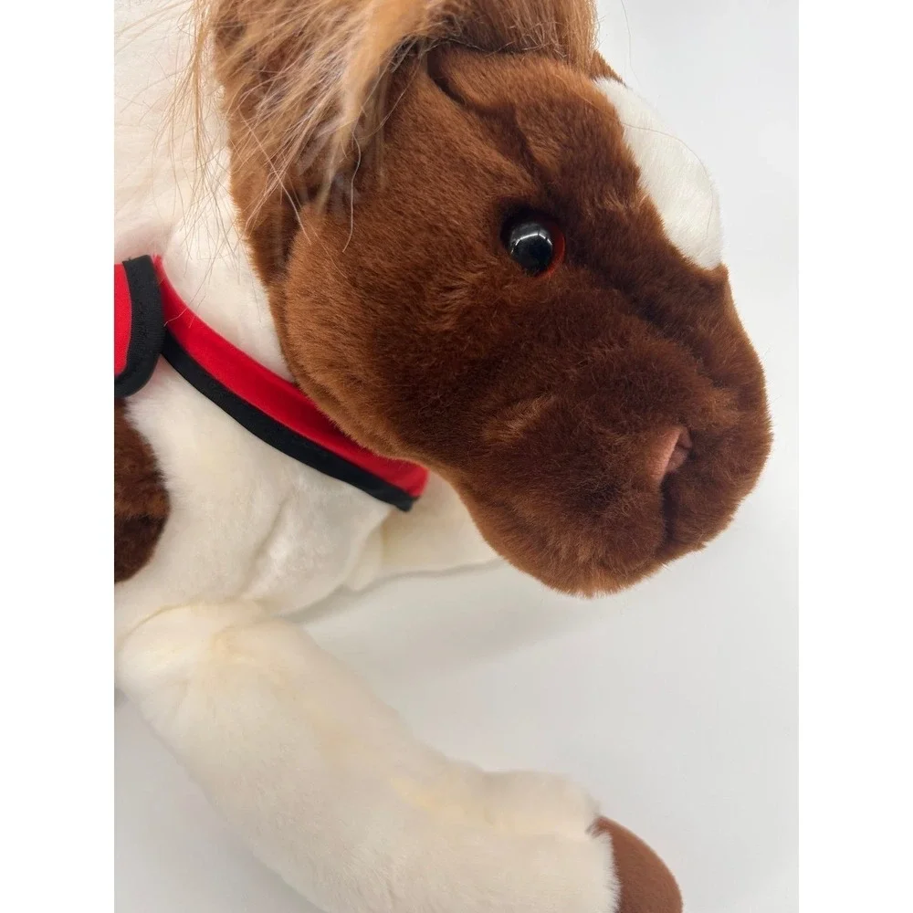 2005 Wells Fargo Legendary Horse Plush Toy Brown White Pony Stuffed Animal 11